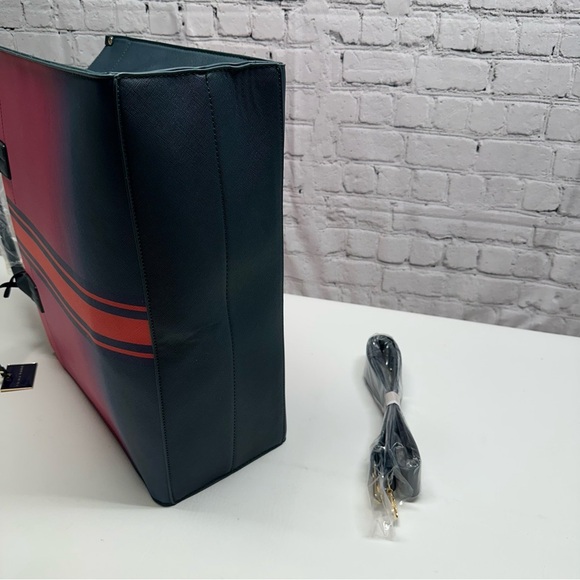 TRINA TURK TOTE BAG  Vibrant Pink and Orange Tote NWT - Picture 4 of 11